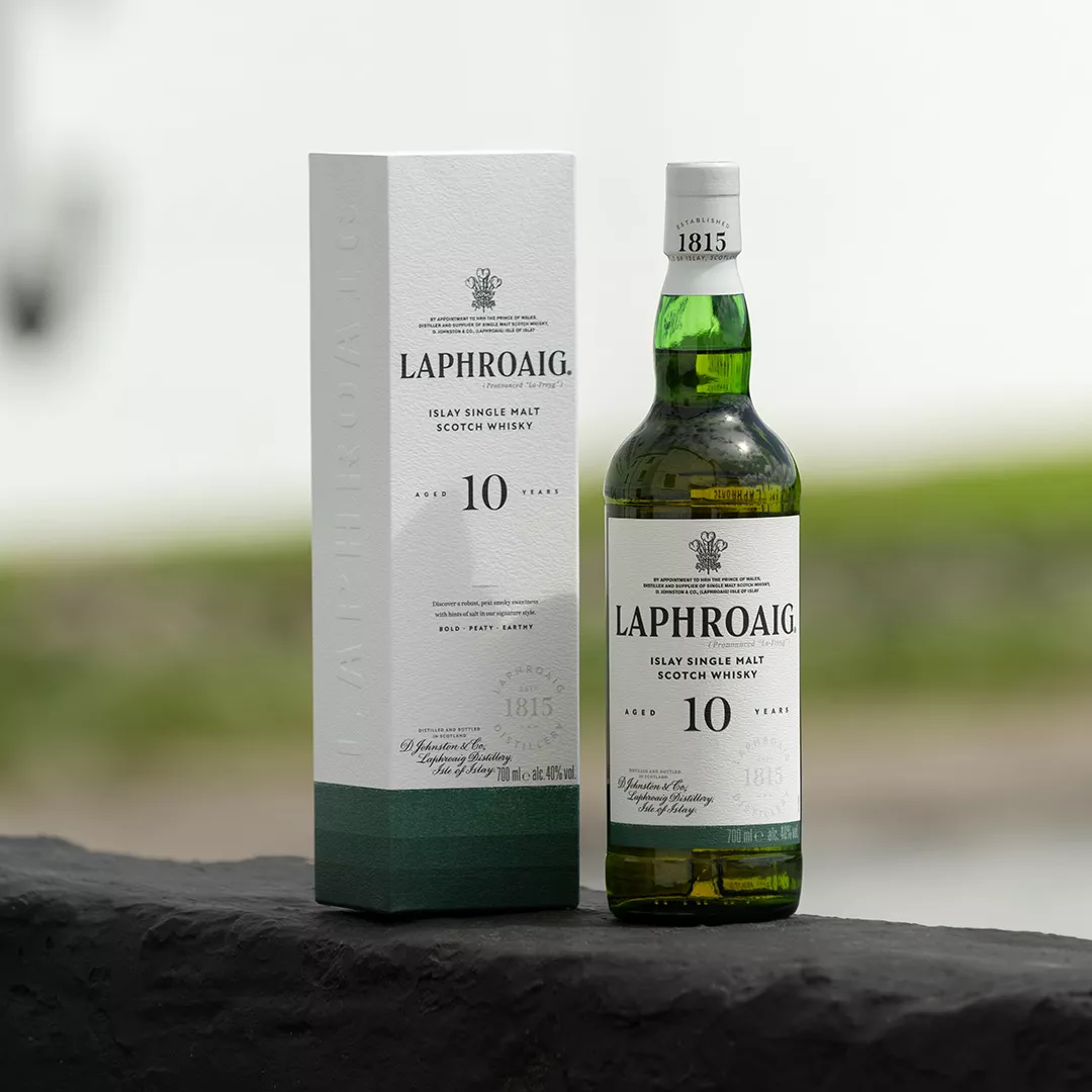 Buy 10 Year Old Single Malt Scotch Whisky | Laphroig