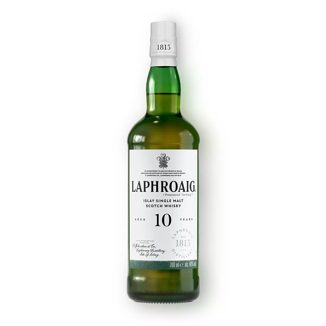 Laphroaig 10 year Single Malt Scotch Whisky 750mL - Wally's Wine & Spirits