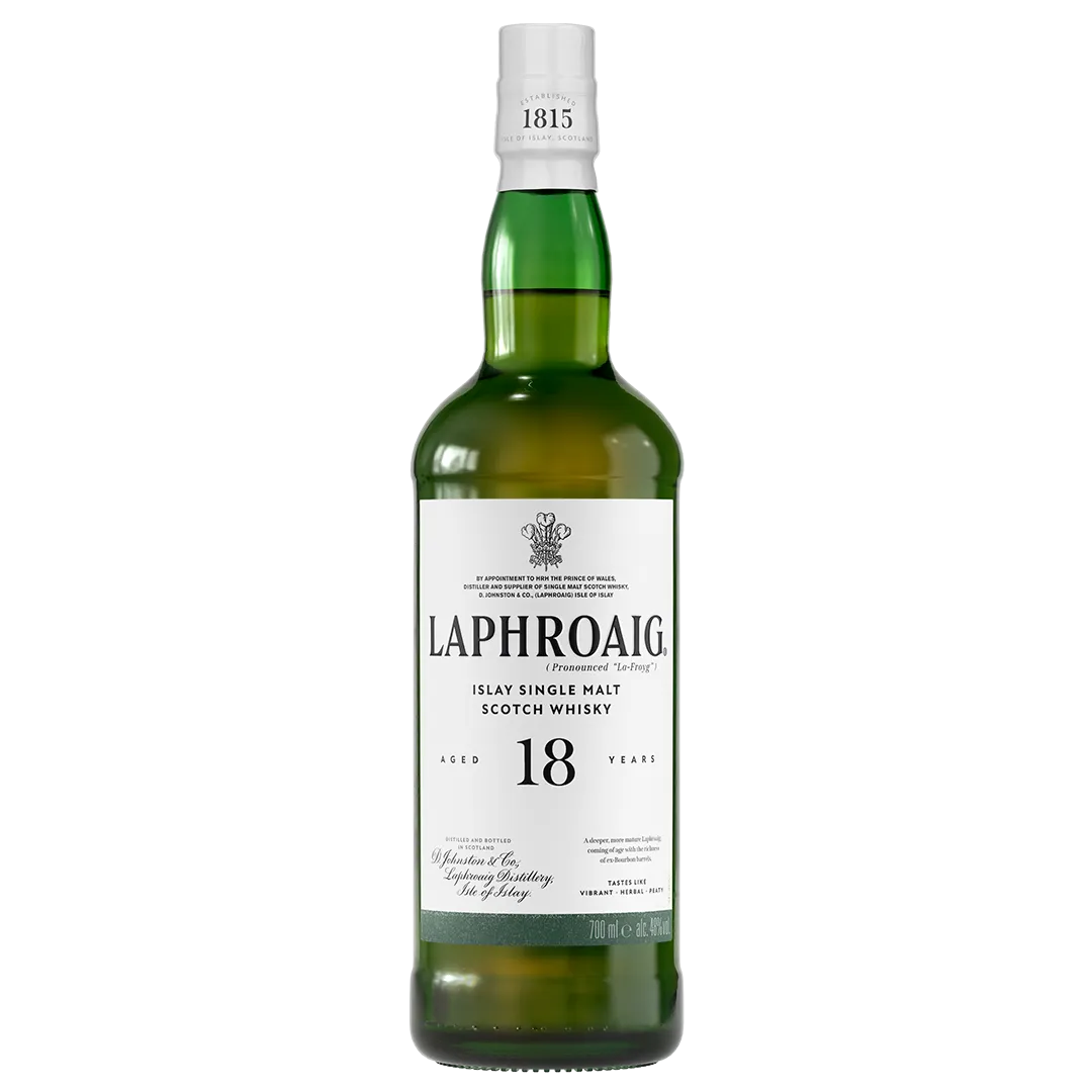 Laphroaig_18_YO_Front_Trasnparent